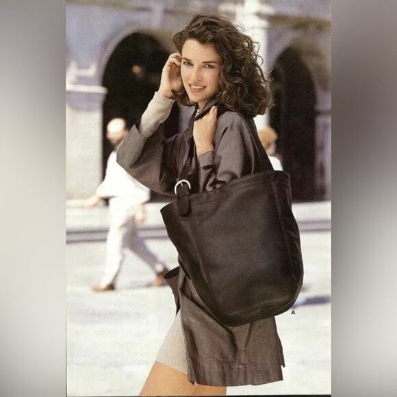 COACH Vintage Duffle Soho XL Vermillion in Dark Brown Leather Bag Purse 4082 CR - Picture 14 of 16